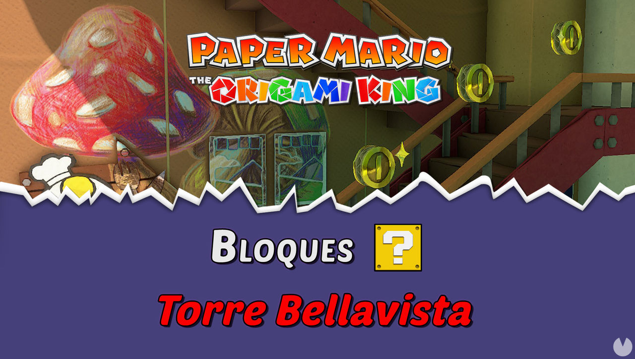 TODOS los bloques ? en Torre Bellavista de Paper Mario The Origami King - Paper Mario: The Origami King