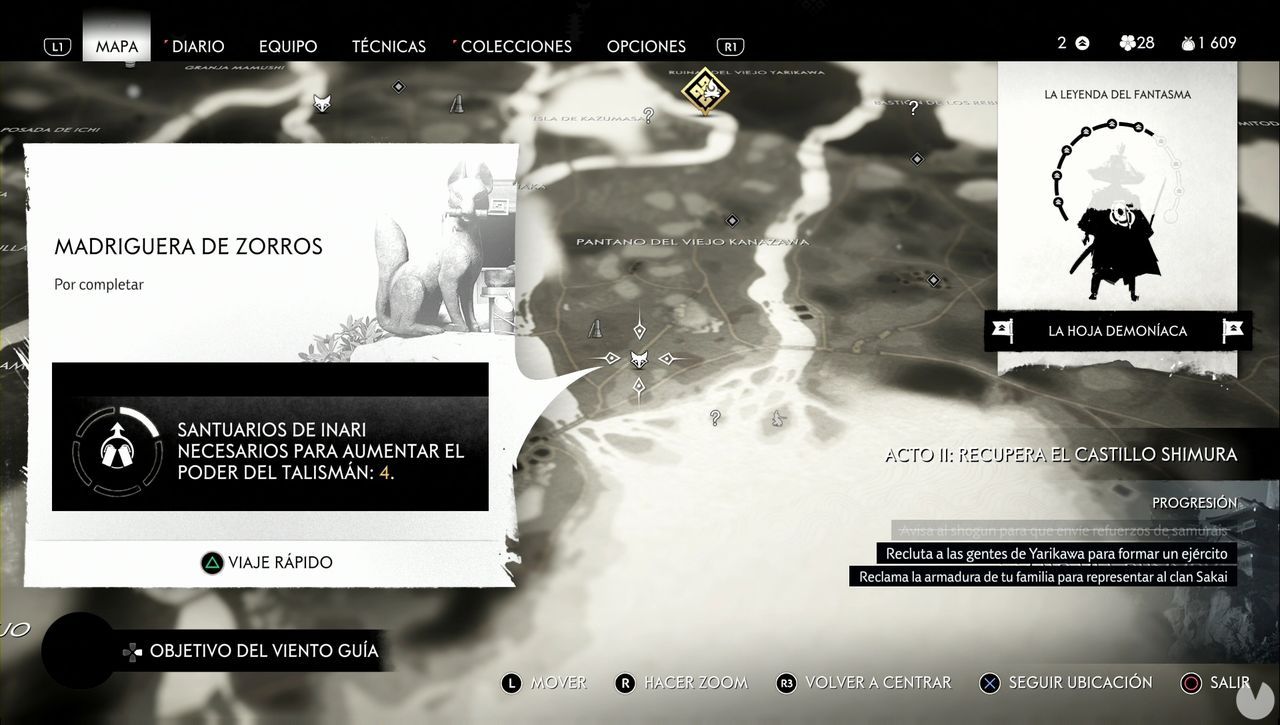 TODOS los santuarios de Inari en Ghost of Tsushima y cómo localizarlos