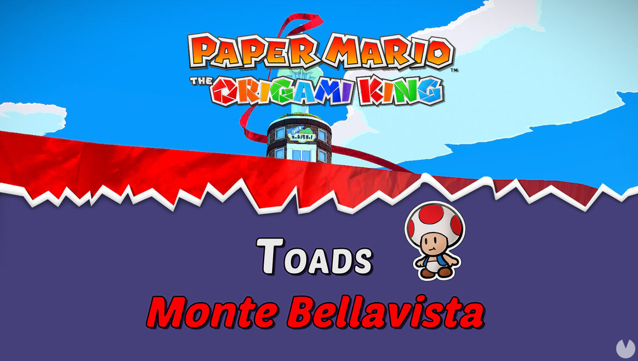 TODOS los Toads en Monte Bellavista de Paper Mario The Origami King - Paper Mario: The Origami King