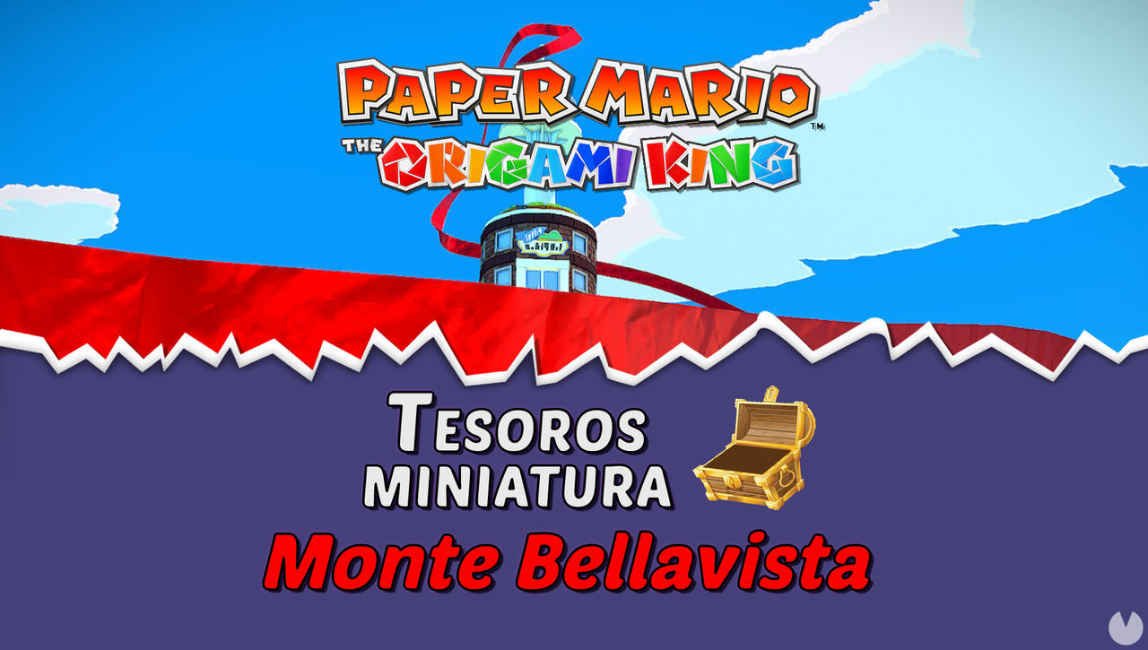 TODOS los tesoros en Monte Bellavista de Paper Mario The Origami King  - Paper Mario: The Origami King