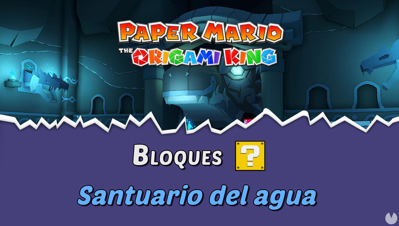 TODOS los bloques ? en Santuario del agua de Paper Mario The Origami King - Paper Mario: The Origami King