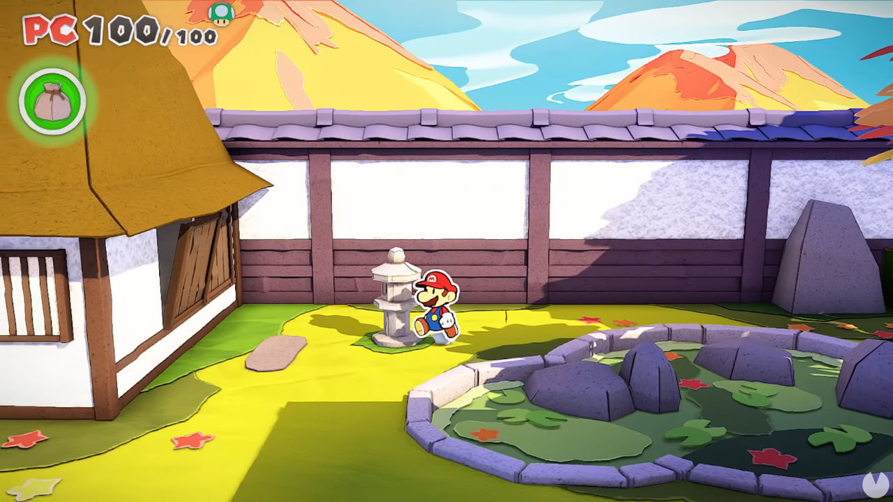 Laberinto ninja al 100 en Paper Mario The Origami King