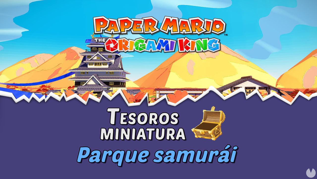 TODOS los tesoros en Parque samuri de Paper Mario The Origami King  - Paper Mario: The Origami King
