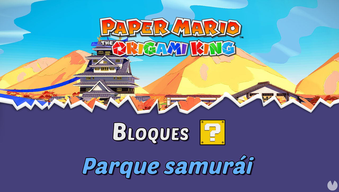 TODOS los bloques ? en Parque samuri de Paper Mario The Origami King - Paper Mario: The Origami King