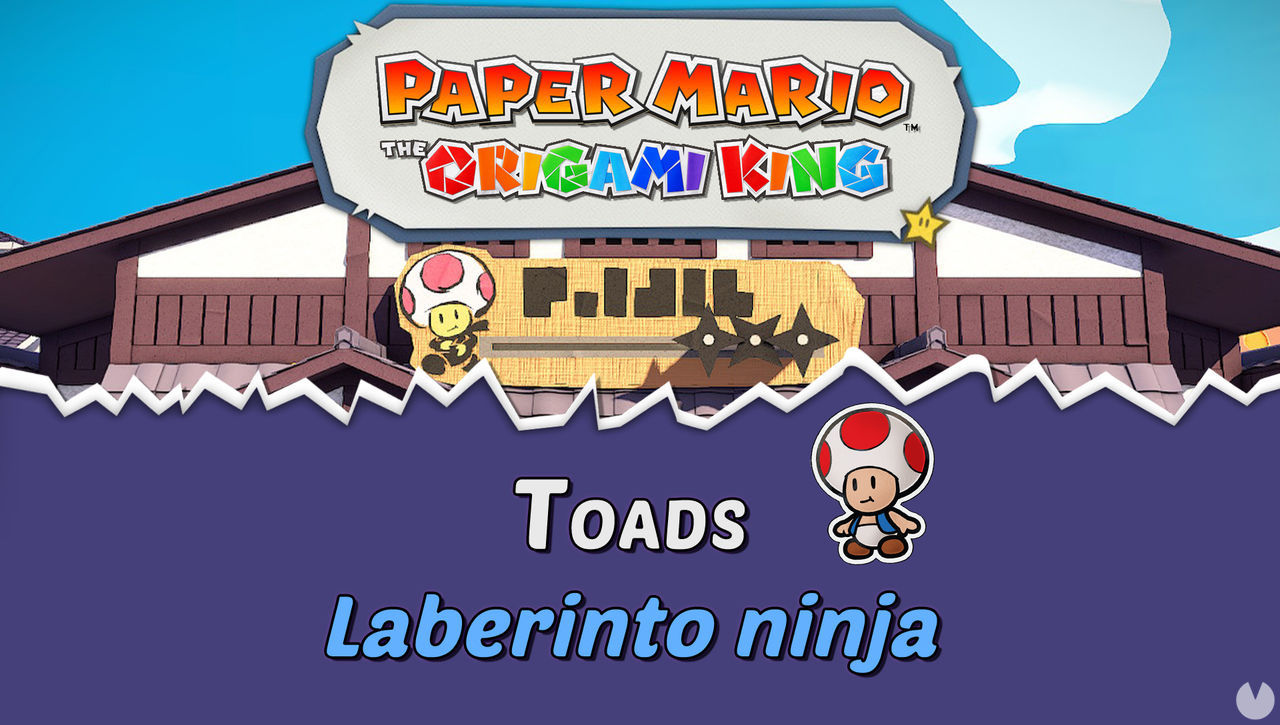 TODOS los Toads en Laberinto ninja de Paper Mario The Origami King - Paper Mario: The Origami King