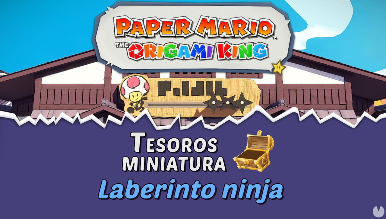 TODOS los tesoros en Laberinto ninja de Paper Mario The Origami King - Paper Mario: The Origami King