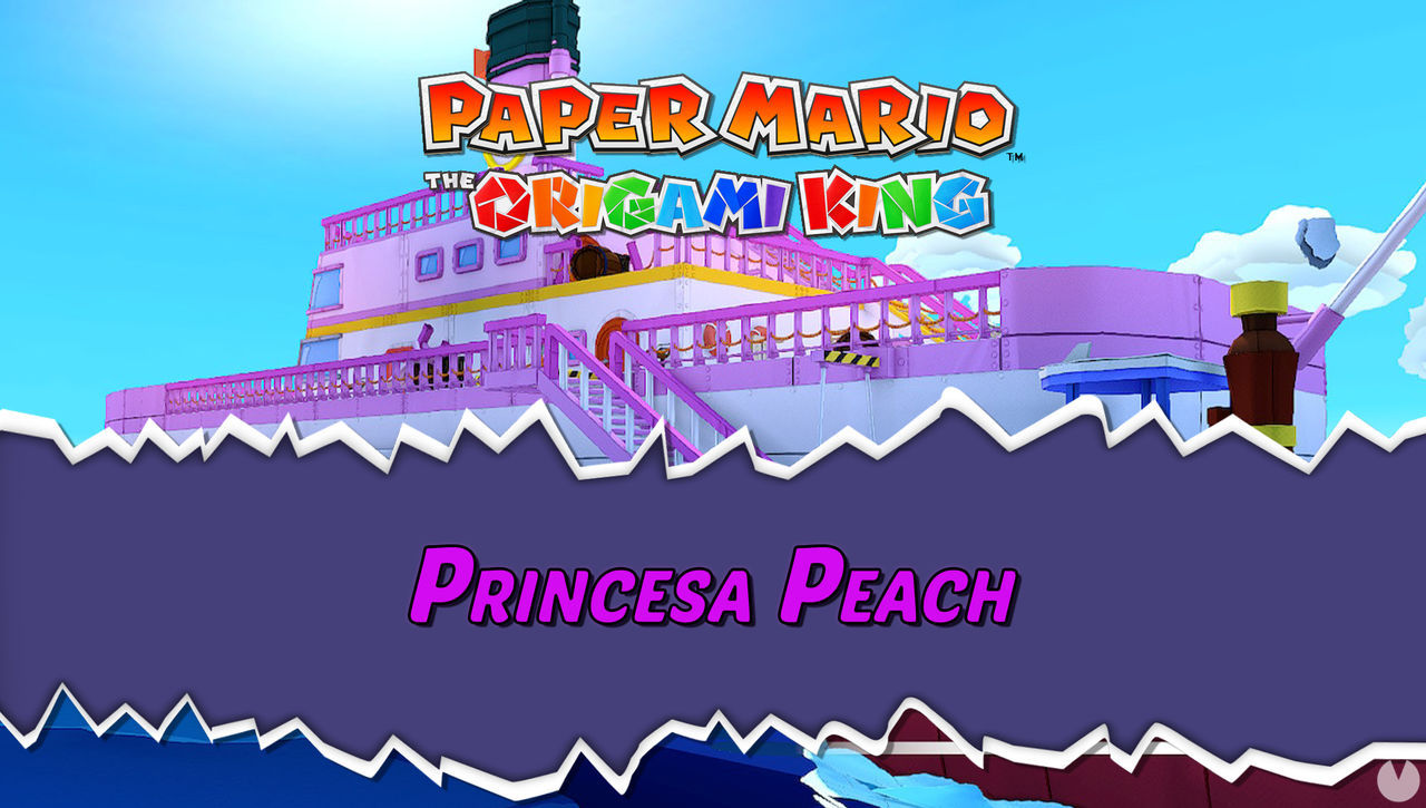 Princesa Peach al 100% en Paper Mario: The Origami King - Paper Mario: The Origami King