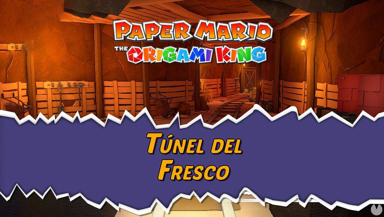 Tnel del Fresco al 100% en Paper Mario: The Origami King - Paper Mario: The Origami King