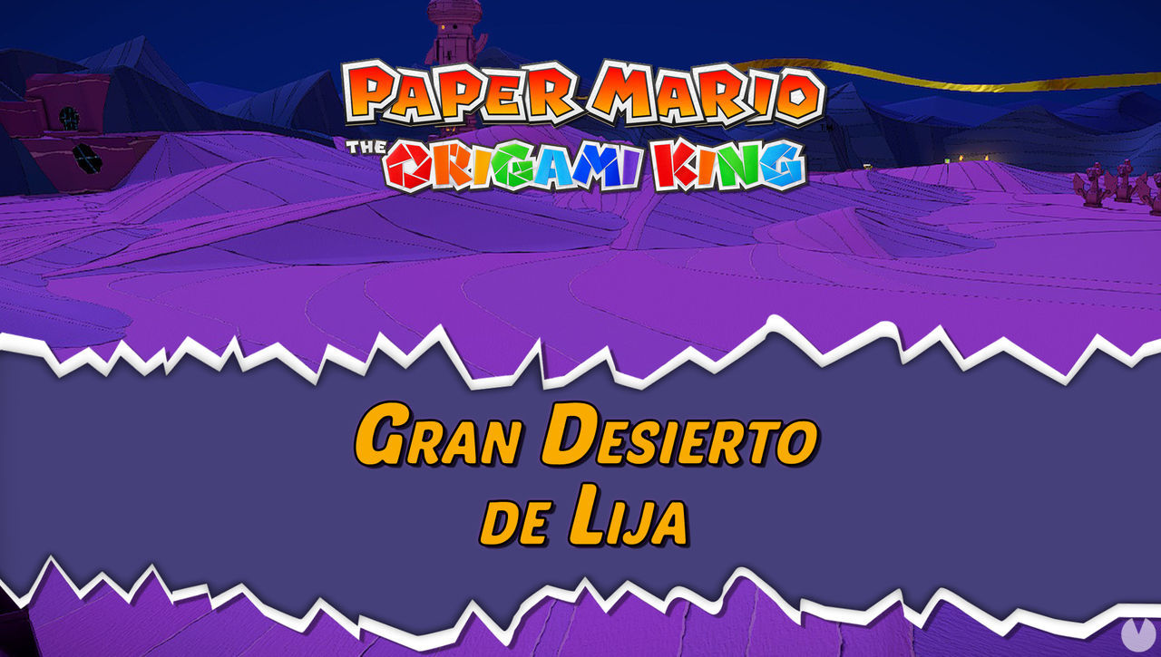 Gran Desierto de Lija al 100% en Paper Mario: The Origami King - Paper Mario: The Origami King