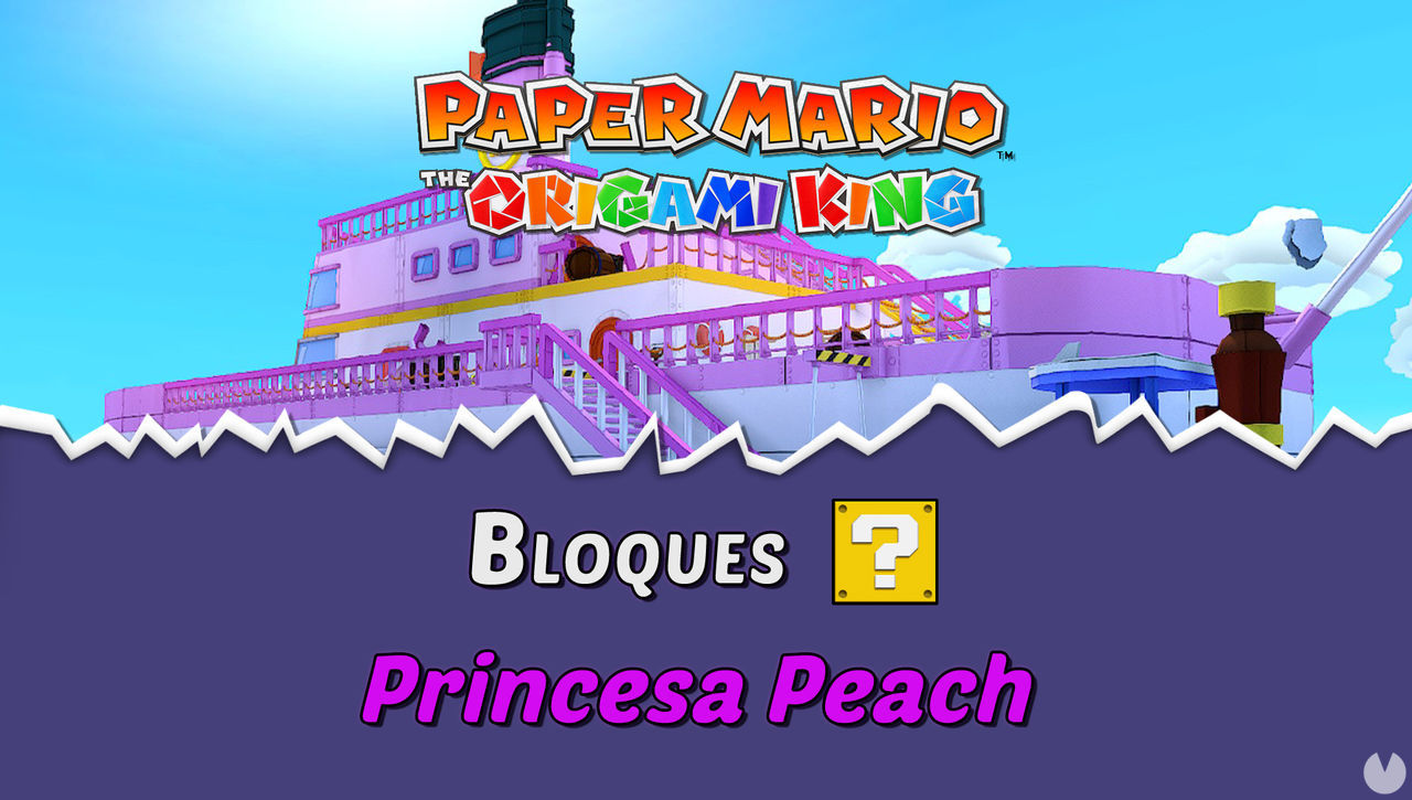 TODOS los bloques ? en Princesa Peach de Paper Mario The Origami King - Paper Mario: The Origami King