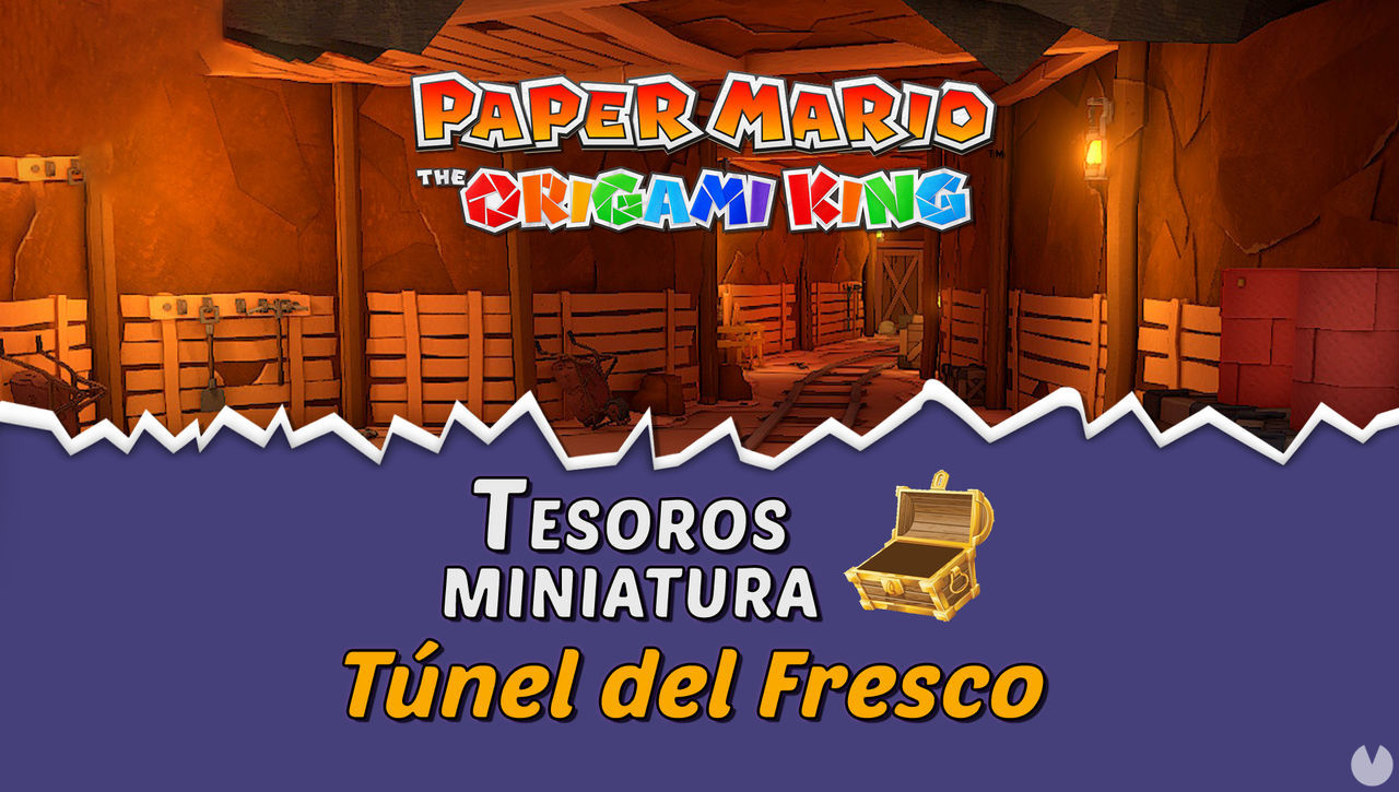 TODOS los tesoros en Tnel del Fresco de Paper Mario The Origami King  - Paper Mario: The Origami King