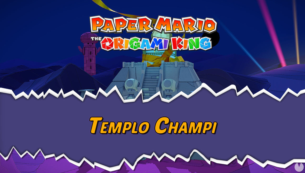 Templo Champi al 100% en Paper Mario: The Origami King - Paper Mario: The Origami King