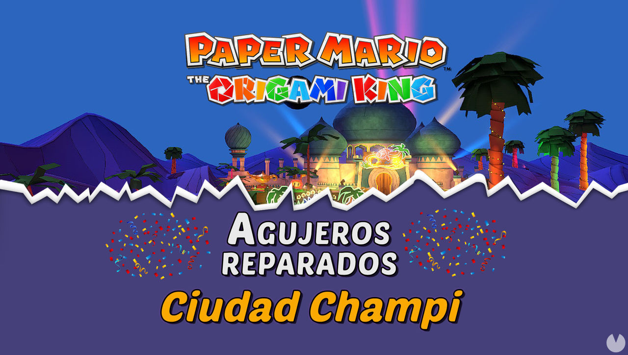 TODOS los agujeros en Ciudad Champi de Paper Mario The Origami King - Paper Mario: The Origami King