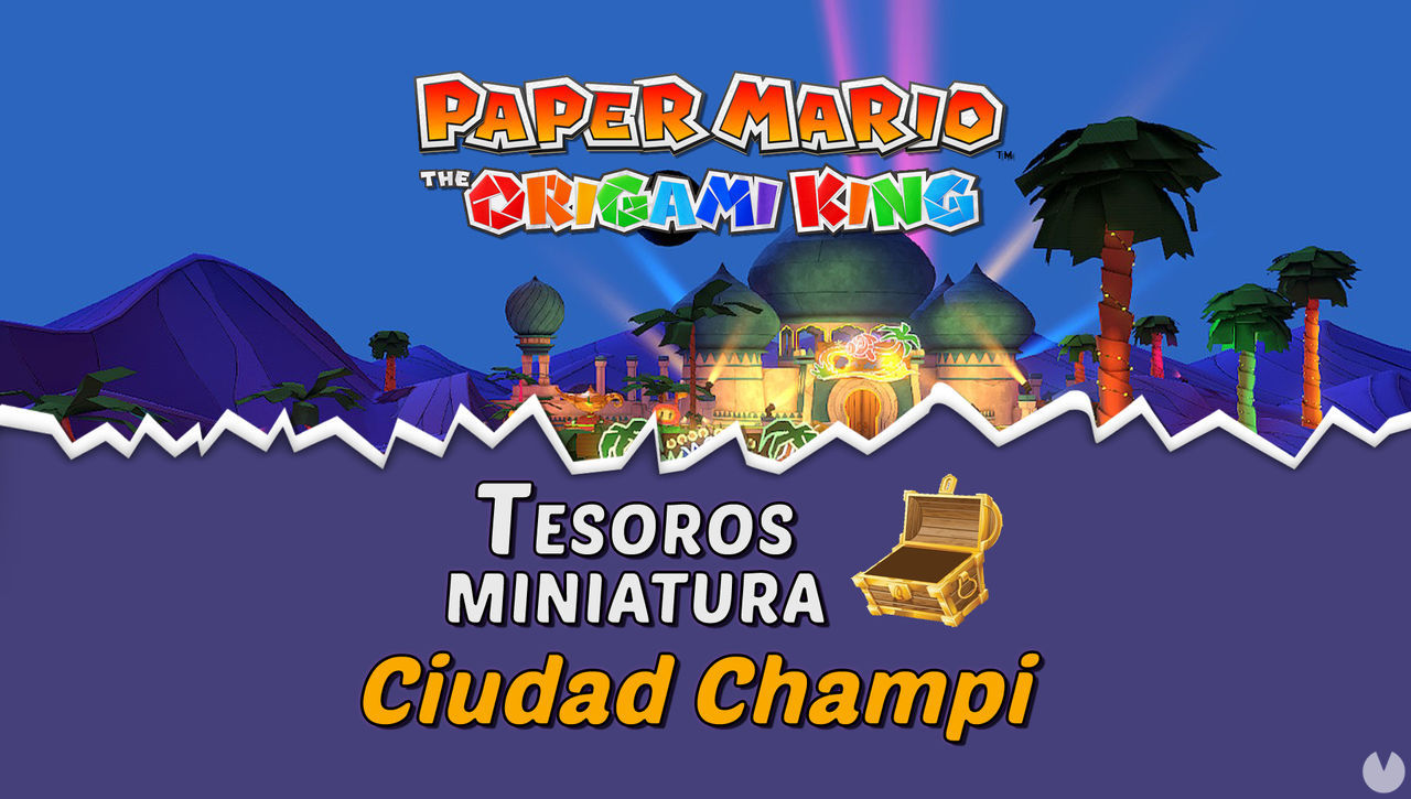 TODOS los tesoros en Ciudad Champi de Paper Mario The Origami King  - Paper Mario: The Origami King