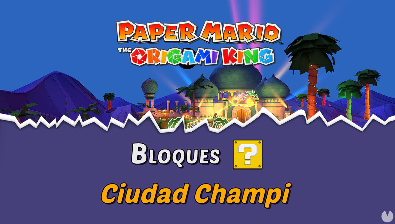 TODOS los bloques ? en Ciudad Champi de Paper Mario The Origami King - Paper Mario: The Origami King