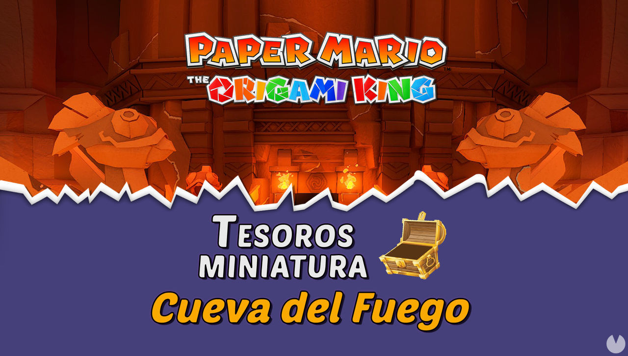 TODOS los tesoros en Cueva del Fuego de Paper Mario The Origami King  - Paper Mario: The Origami King