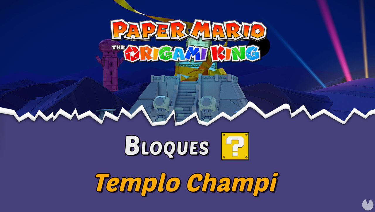 TODOS los bloques ? en Templo Champi de Paper Mario The Origami King - Paper Mario: The Origami King