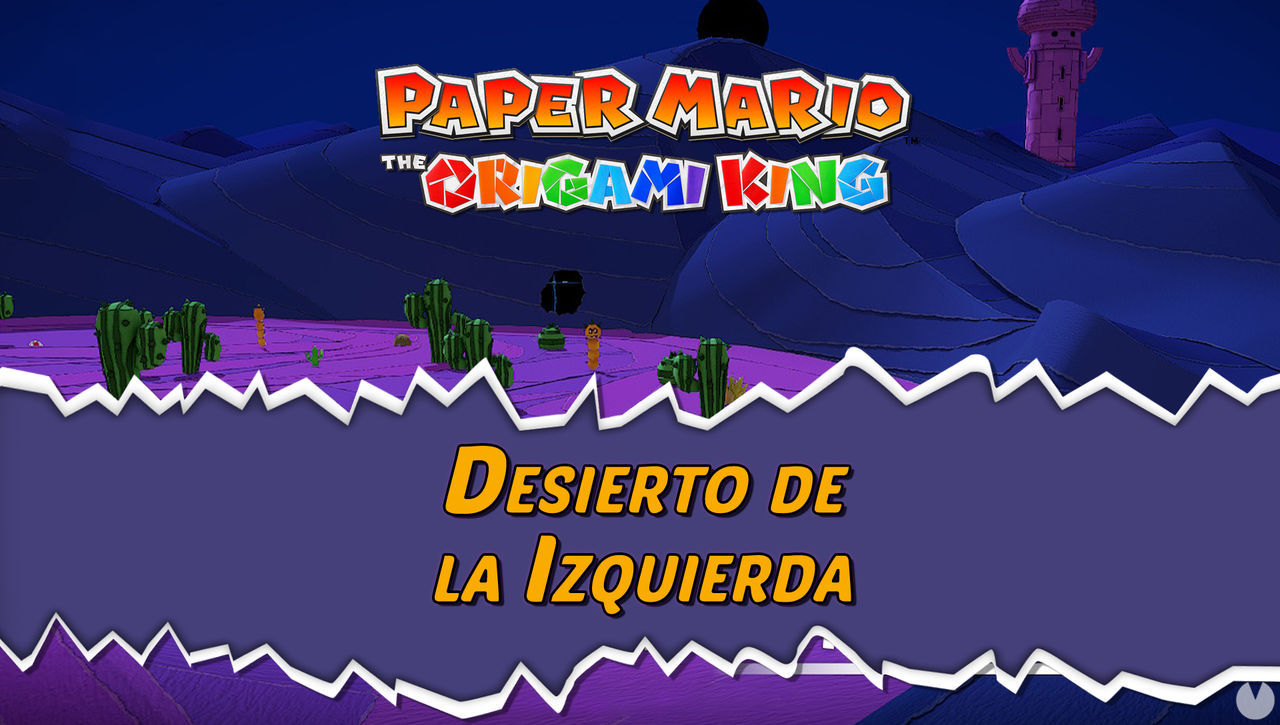 Desierto de la Izquierda al 100% en Paper Mario: The Origami King - Paper Mario: The Origami King