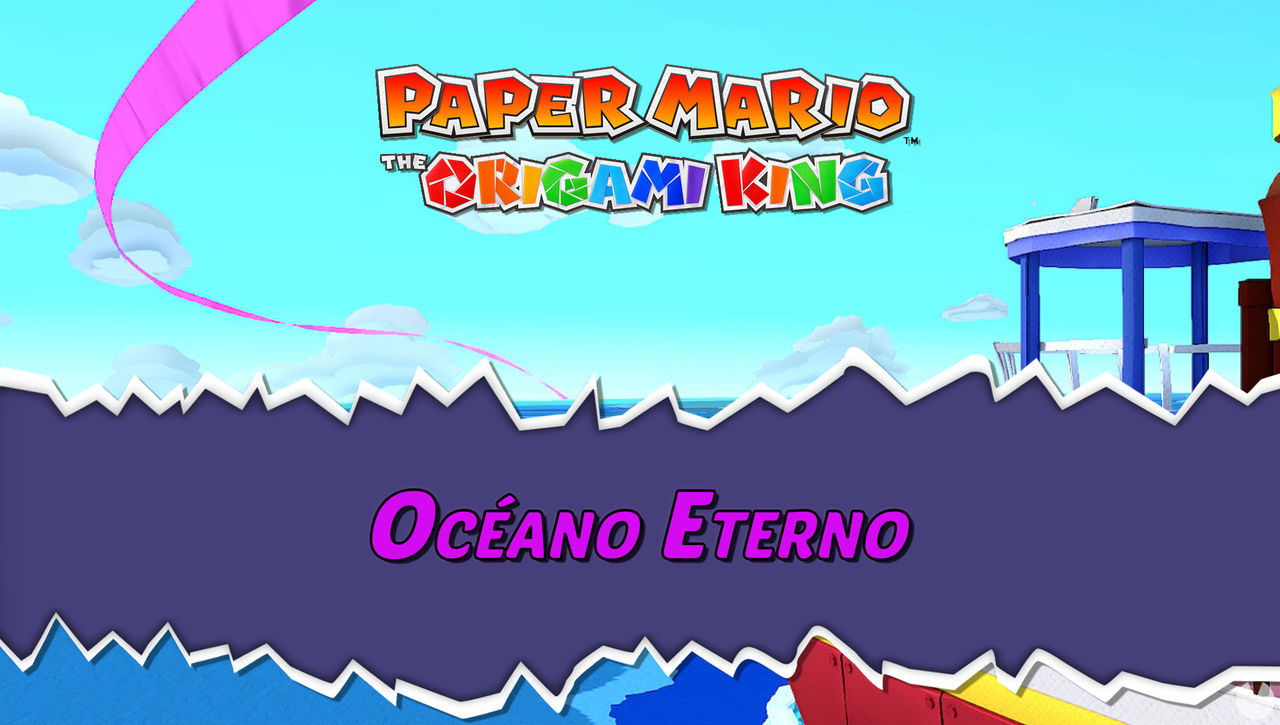Ocano Eterno al 100% en Paper Mario: The Origami King - Paper Mario: The Origami King