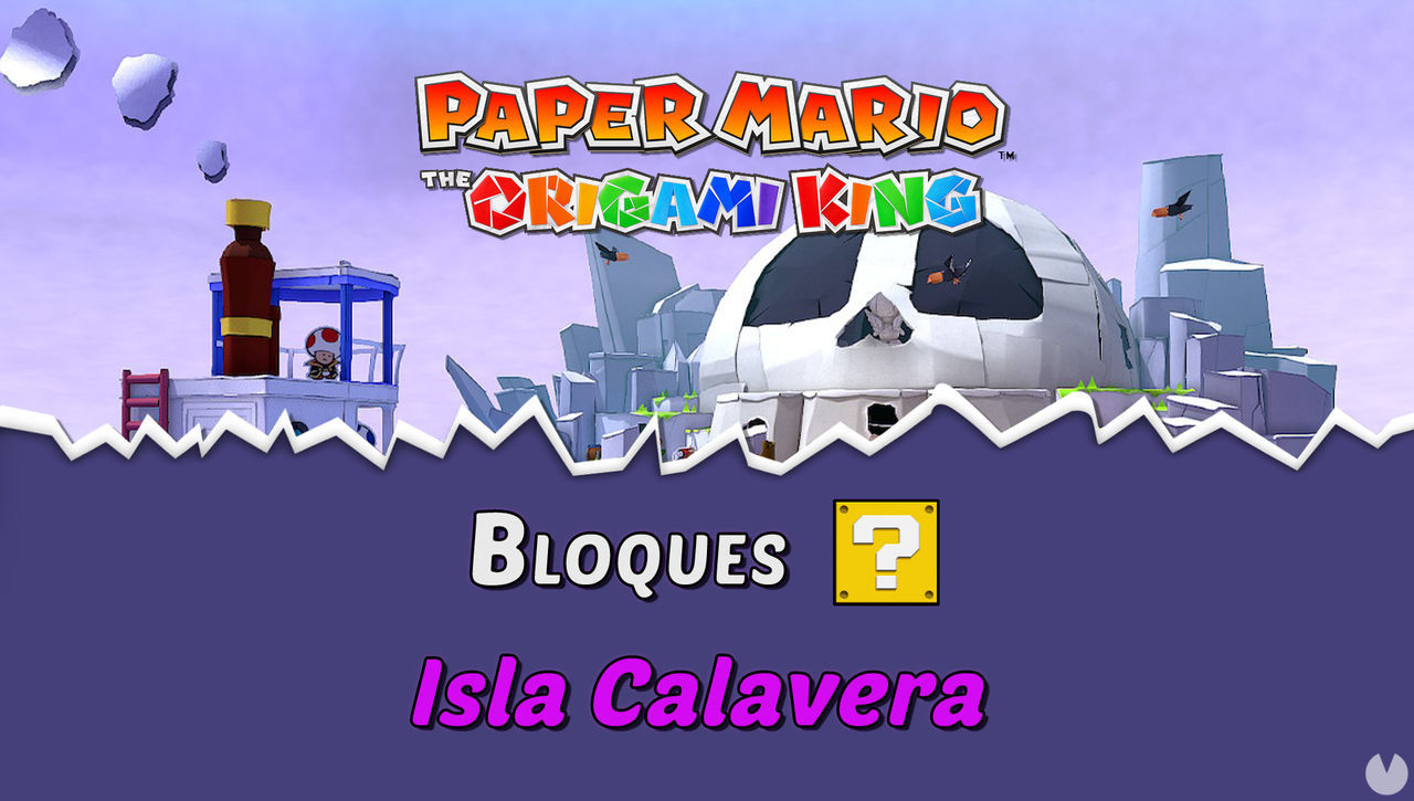 TODOS los bloques ? en Isla Calavera de Paper Mario The Origami King - Paper Mario: The Origami King