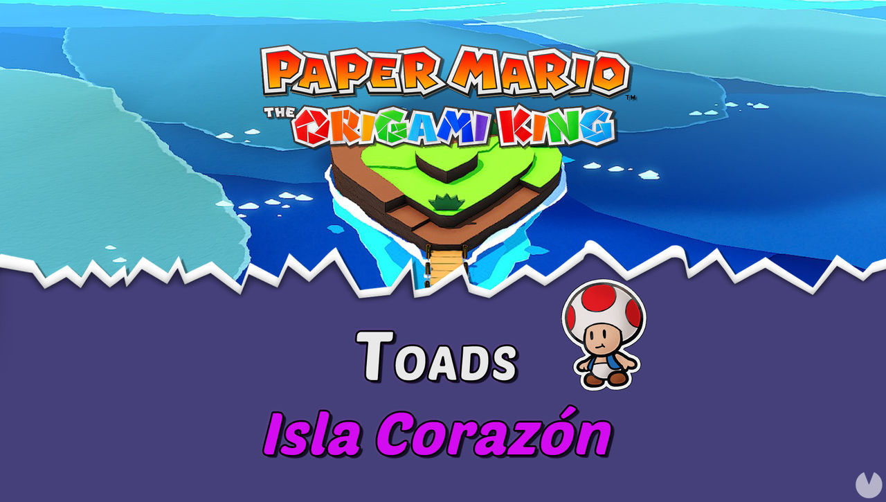 TODOS los Toads en Isla Corazn de Paper Mario The Origami King - Paper Mario: The Origami King