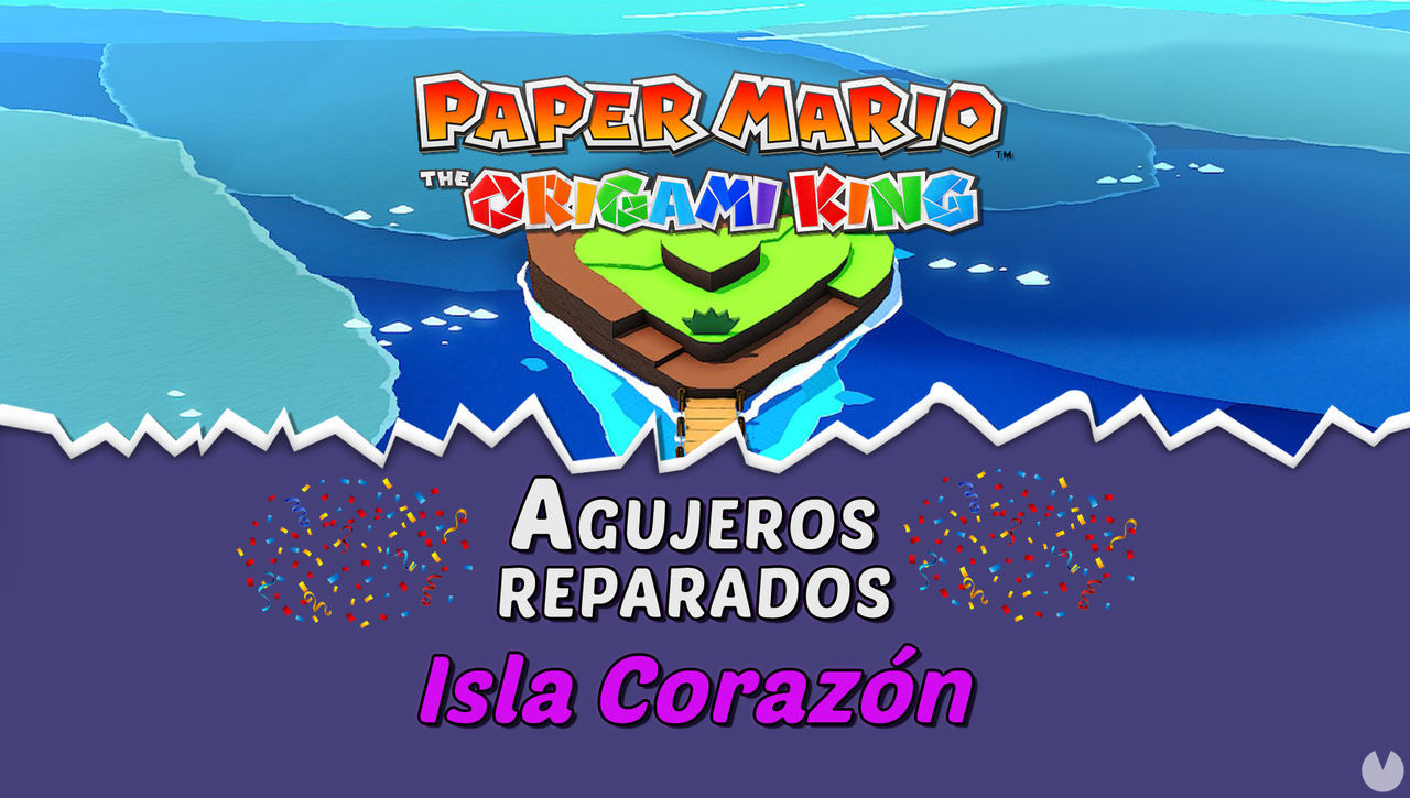 TODOS los agujeros en Isla Corazn de Paper Mario The Origami King - Paper Mario: The Origami King