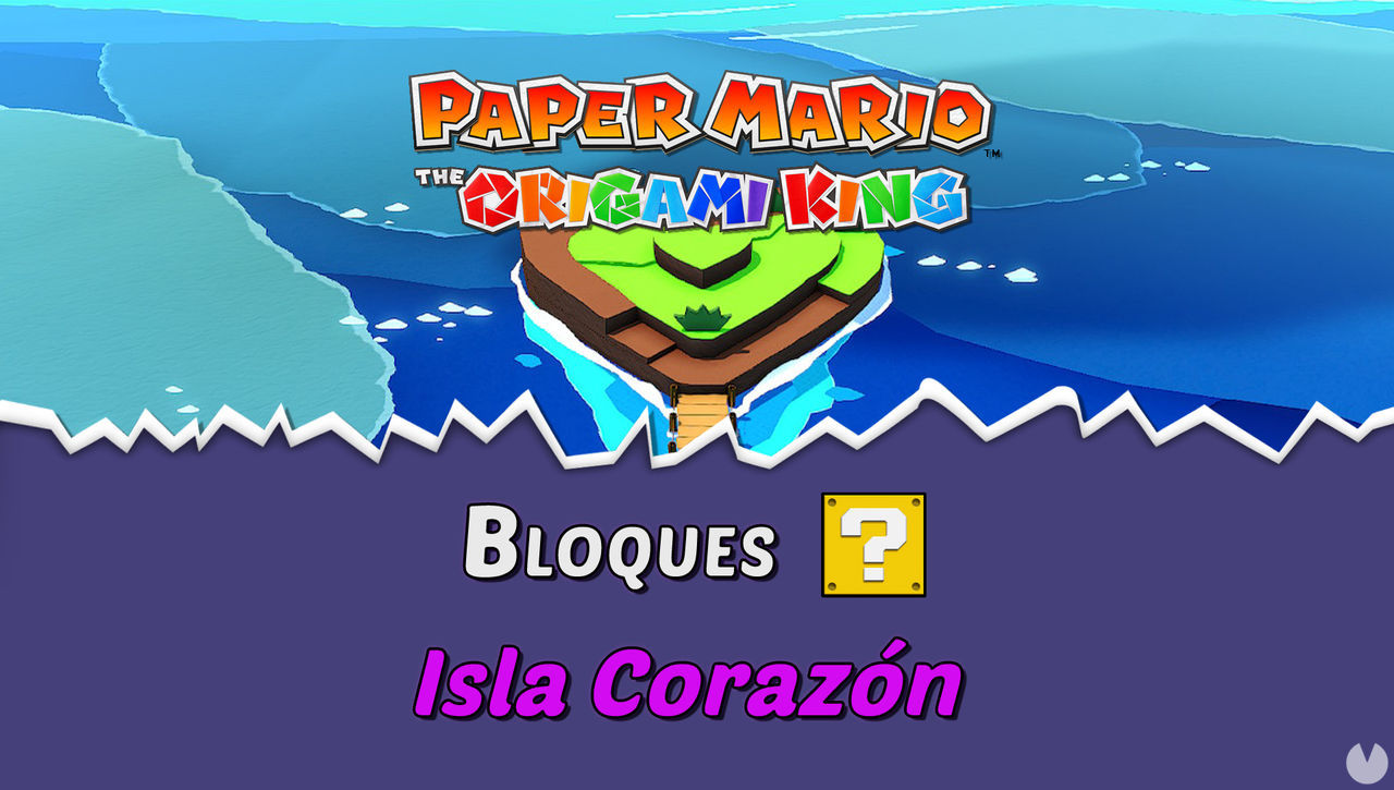 TODOS los bloques ? en Isla Corazn de Paper Mario The Origami King - Paper Mario: The Origami King