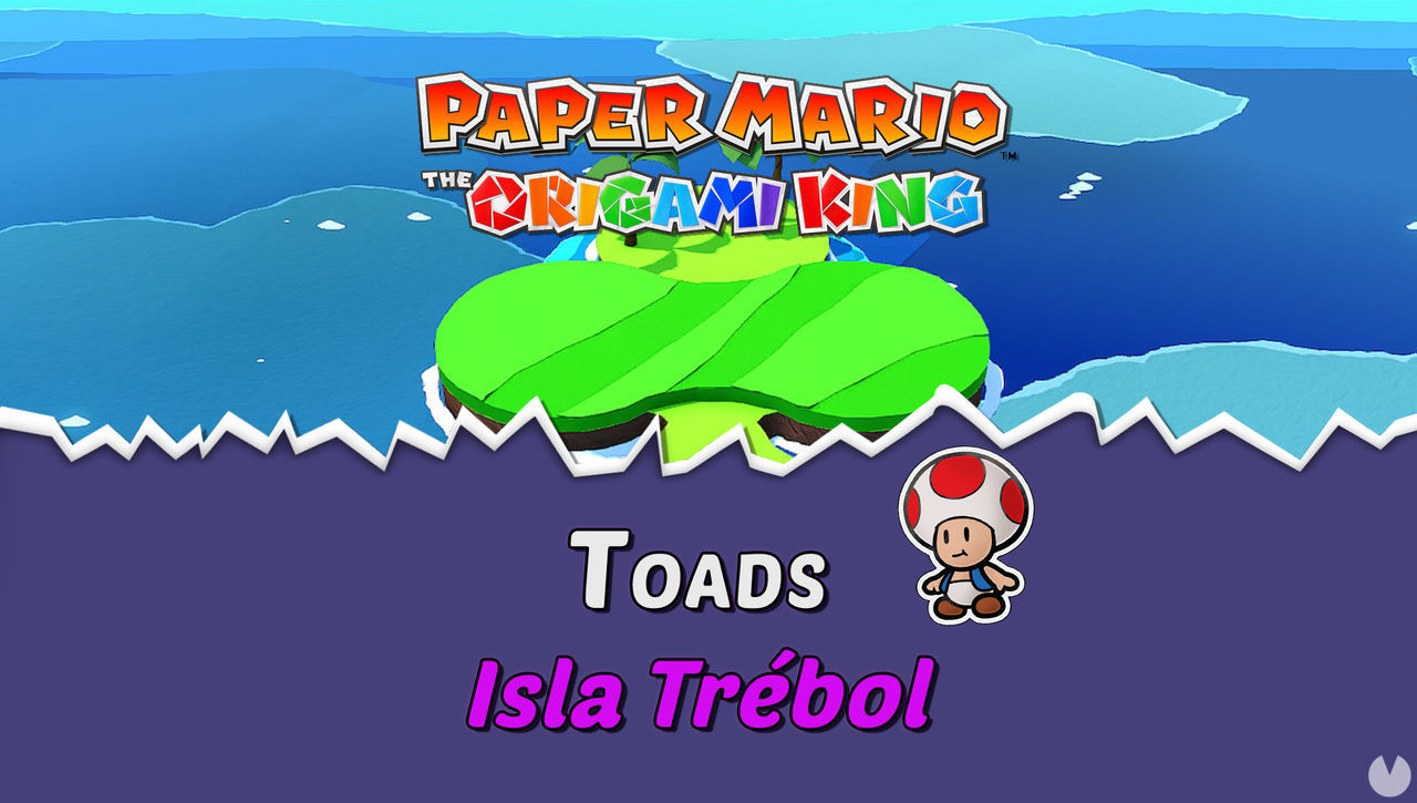TODOS los Toads en Isla Trbol de Paper Mario The Origami King - Paper Mario: The Origami King