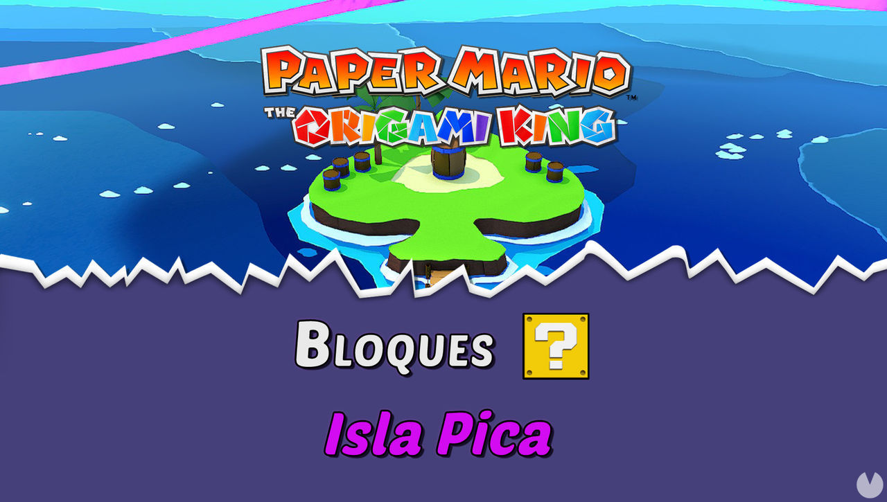 TODOS los bloques ? en Isla Pica de Paper Mario The Origami King - Paper Mario: The Origami King