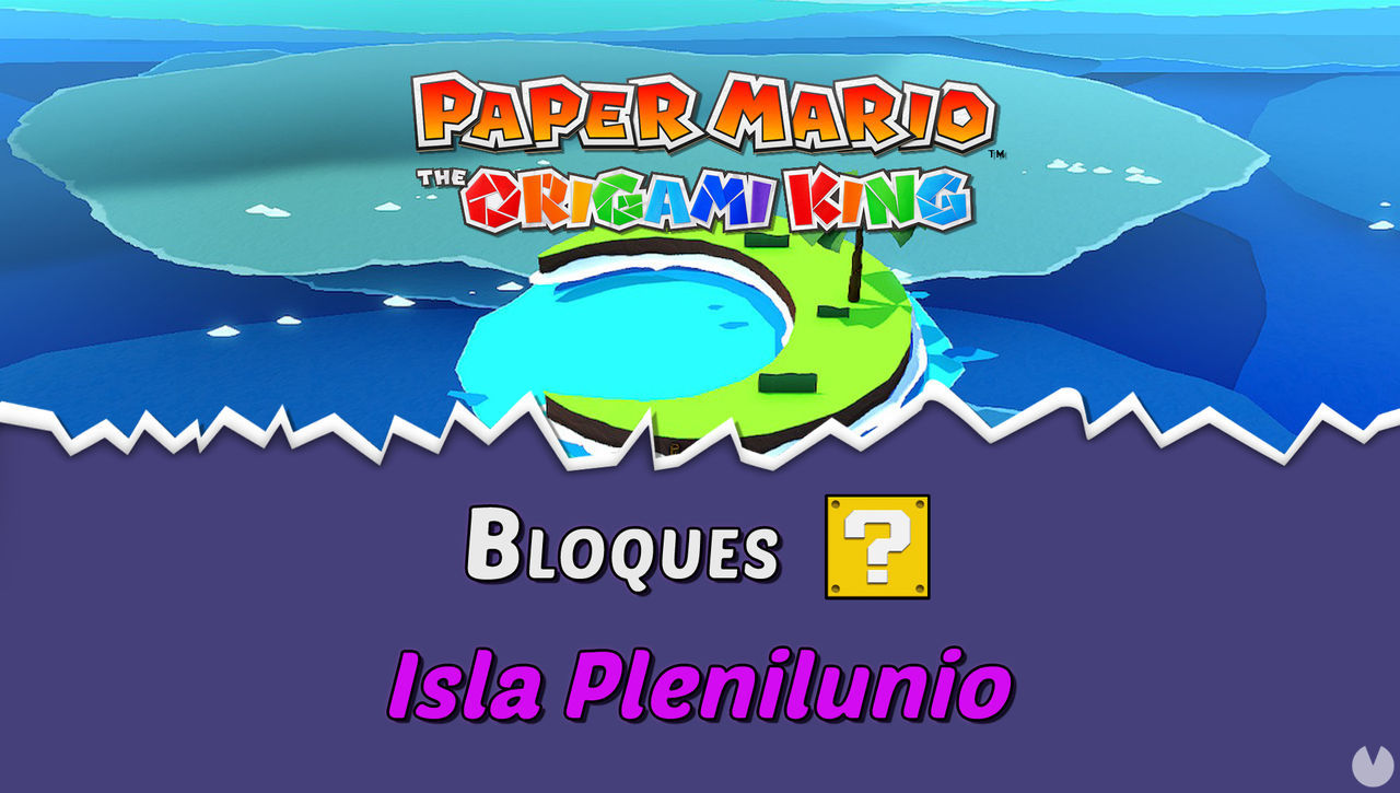 TODOS los bloques ? en Isla Plenilunio de Paper Mario The Origami King - Paper Mario: The Origami King