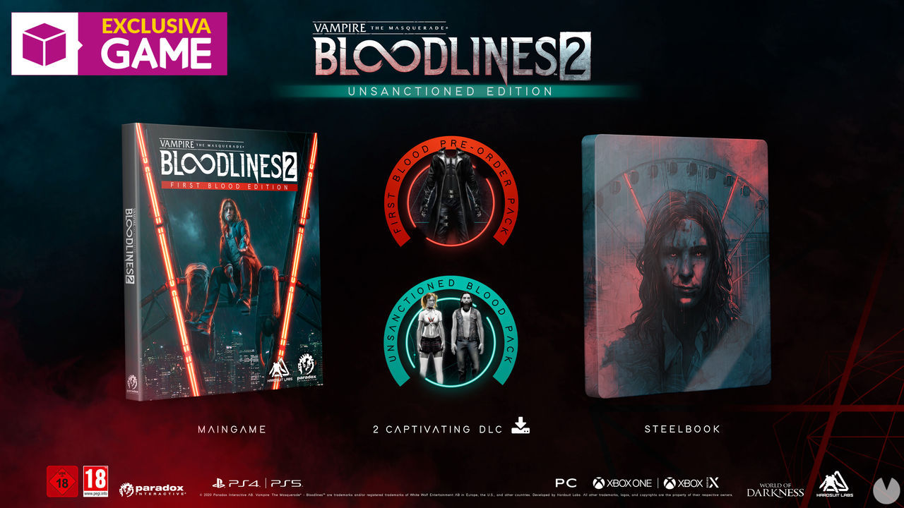 Vampire The Masquerade - Bloodlines 2: La Unsanctioned Edition será exclusiva de GAME