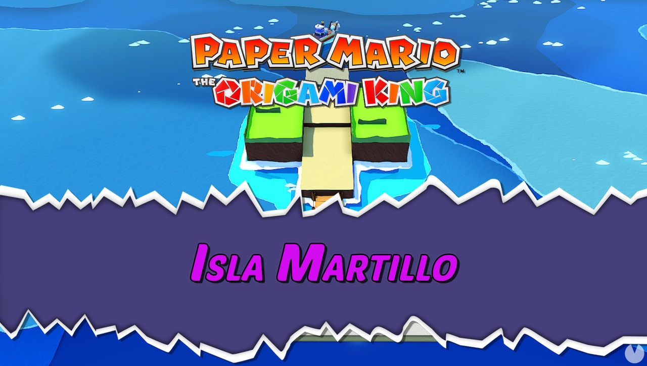 Isla Martillo al 100% en Paper Mario: The Origami King - Paper Mario: The Origami King