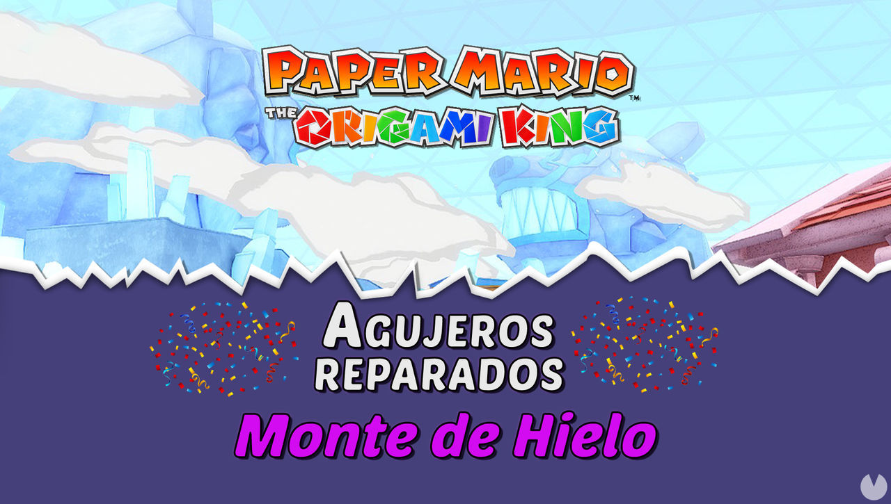 TODOS los agujeros en Monte del Hielo de Paper Mario The Origami King - Paper Mario: The Origami King