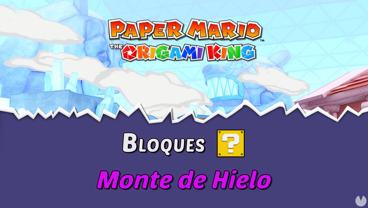 TODOS los bloques ? en Monte del Hielo de Paper Mario The Origami King - Paper Mario: The Origami King