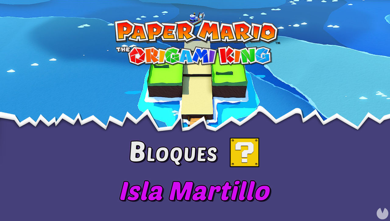 TODOS los bloques ? en Isla Martillo de Paper Mario The Origami King - Paper Mario: The Origami King