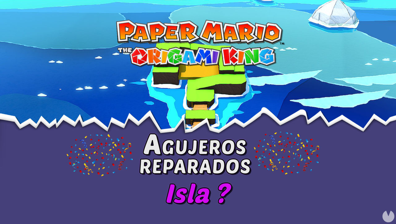 TODOS los agujeros en Isla ? de Paper Mario The Origami King - Paper Mario: The Origami King