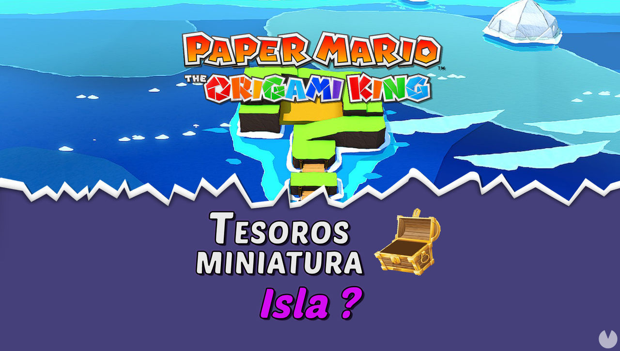 TODOS los tesoros en Isla ? de Paper Mario The Origami King  - Paper Mario: The Origami King