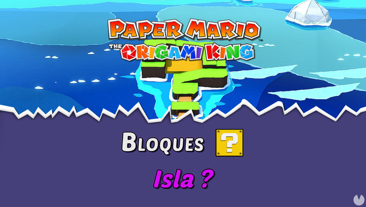 TODOS los bloques ? en Isla ? de Paper Mario The Origami King - Paper Mario: The Origami King