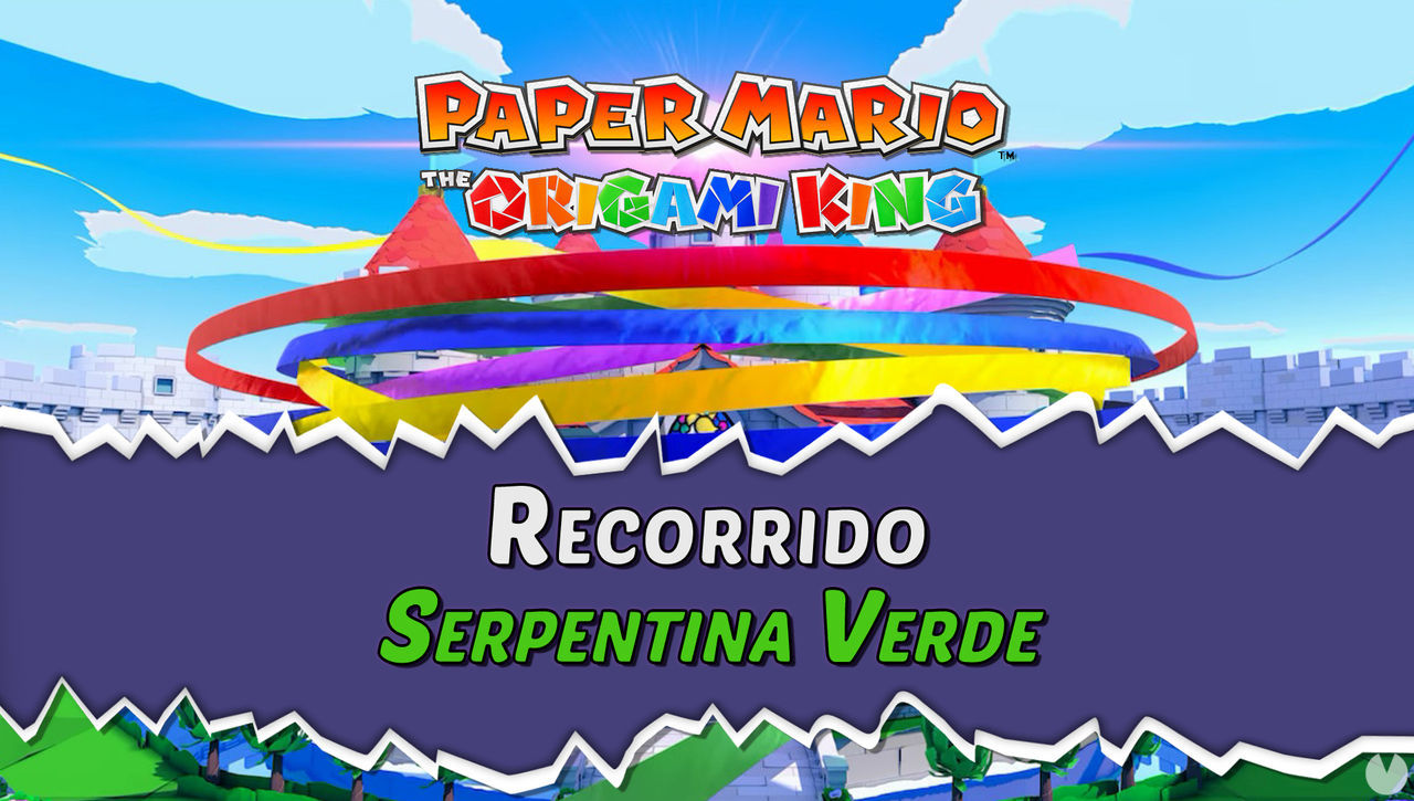 Serpentina Verde al 100% en Paper Mario: The Origami King - Paper Mario: The Origami King