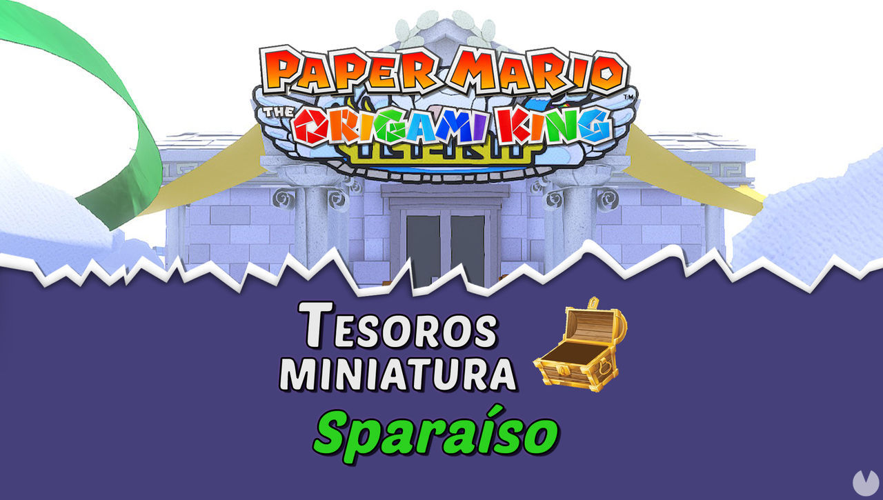 TODOS los tesoros en Sparaso de Paper Mario The Origami King  - Paper Mario: The Origami King
