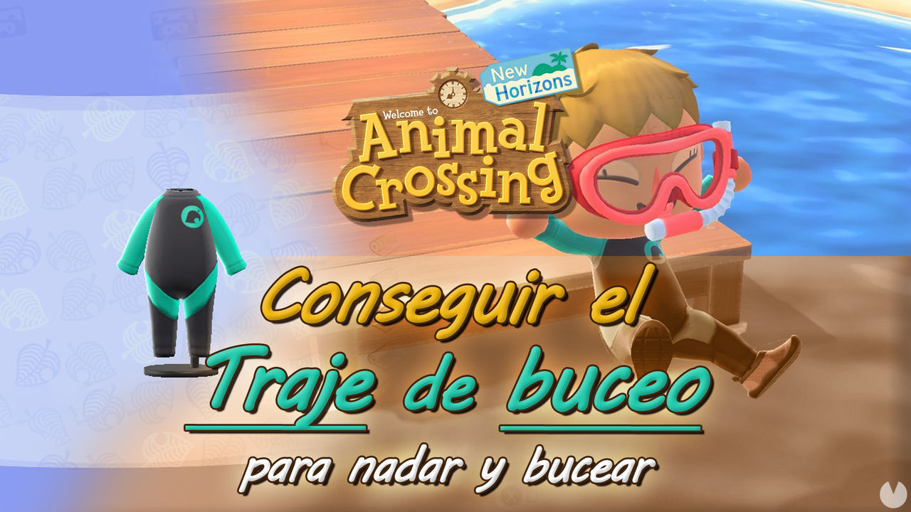 Conseguir el traje de buceo para nadar en Animal Crossing: New Horizons - Animal Crossing: New Horizons