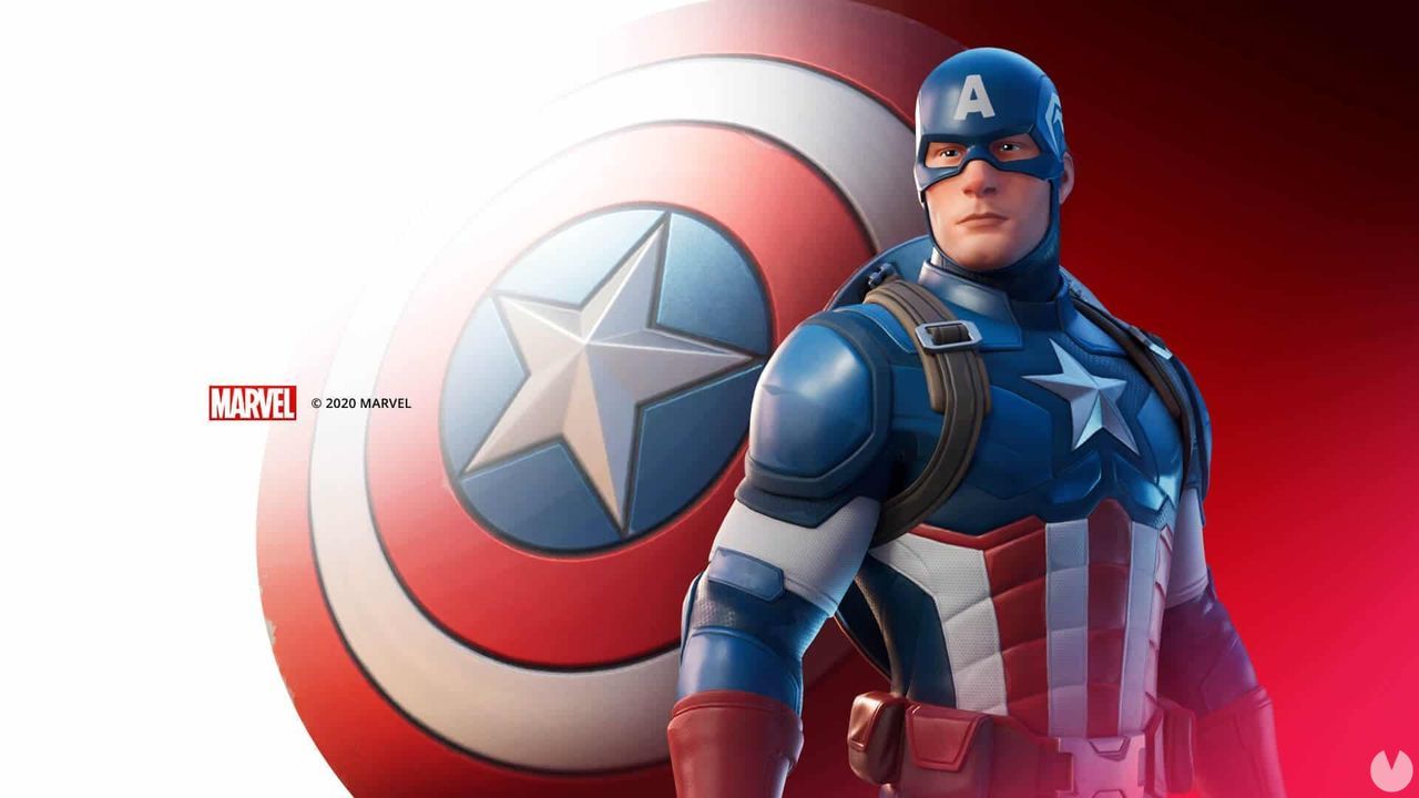 Capitán América en Fortnite - Detalles de su skin