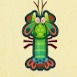 Animal Crossing: New Horizons - Todas las criaturas submarinas: Langosta mantis