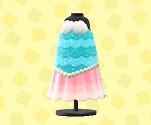 Todas las recetas de sirena de Pascal en AC New Horizons: Requisitos de Vestido cola de sirena