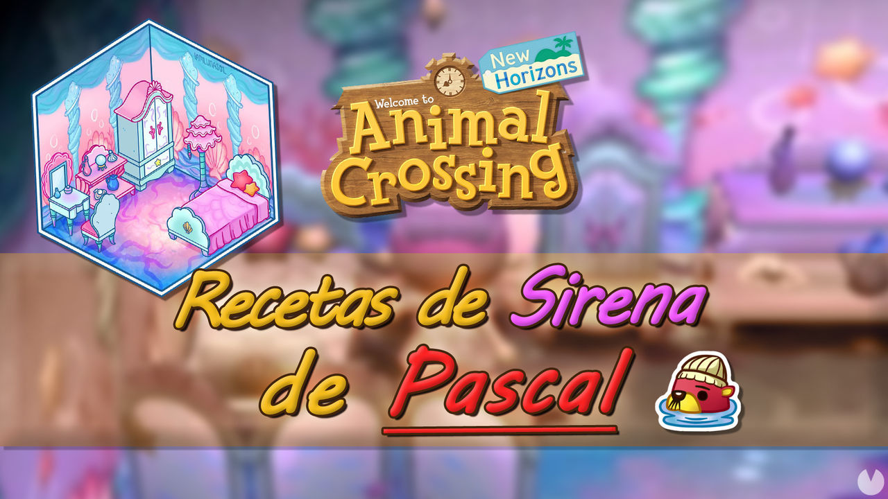 Todas las recetas de sirena de Pascal y requisitos en Animal Crossing New Horizons - Animal Crossing: New Horizons