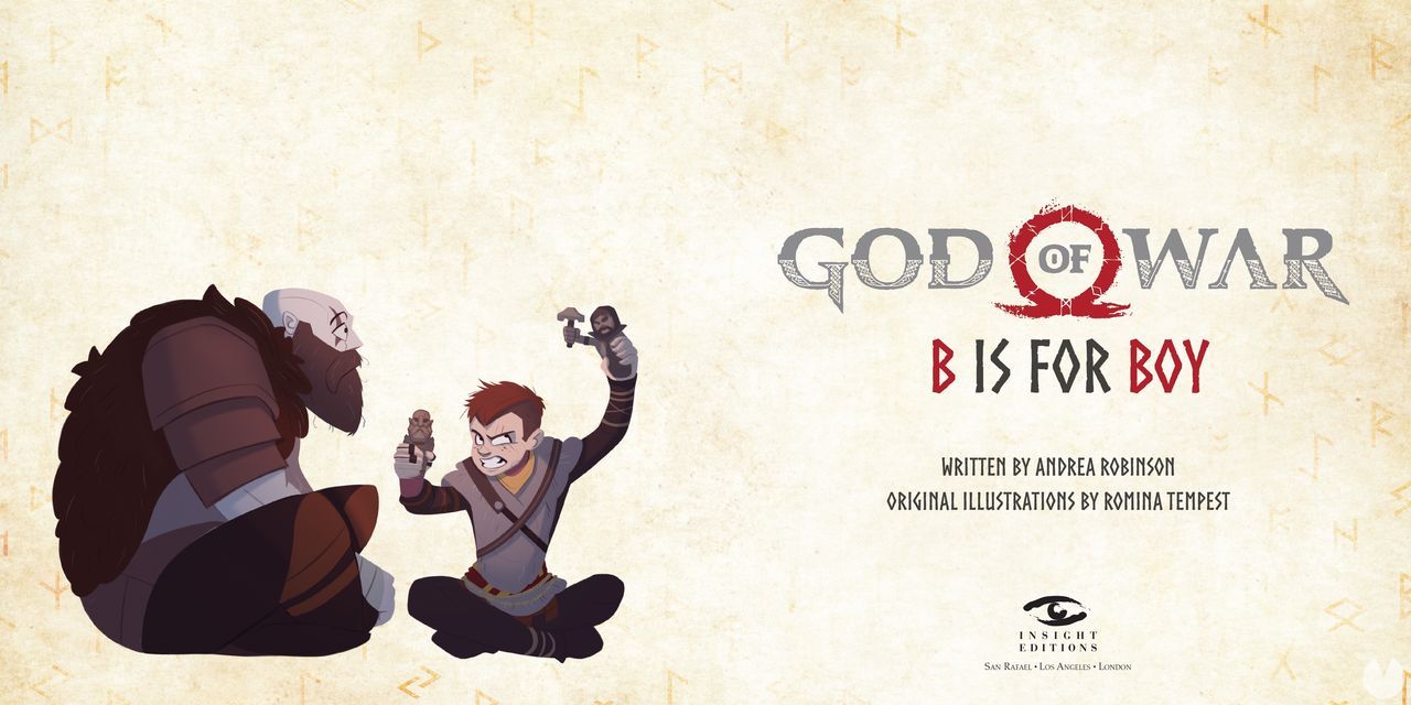 God of War: B Is For Boy adapta la historia de Kratos y Atreus en un libro "para niños"