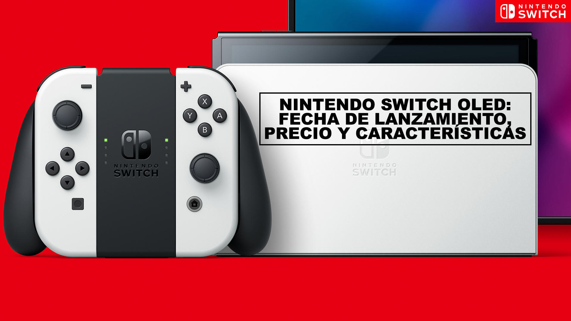 Nintendo Switch Versión OLED Blanca Incluye Base 2 Mandos Joy-Con