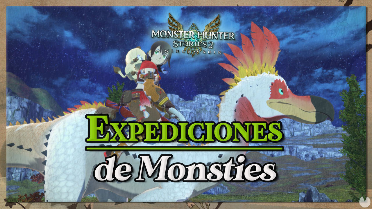 Cmo realizar expediciones de Monsties en Monster Hunter Stories 2 y cooperativas - Monster Hunter Stories 2: Wings of Ruin