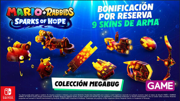 Reserva Mario + Rabbids Sparks of Hope en GAME incluyendo una edicin exclusiva