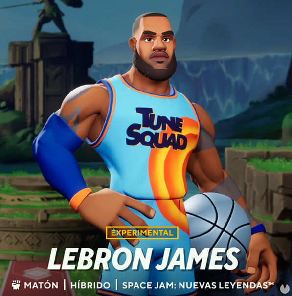 Multiversus - Imagen de perfil de LeBron James, personaje de Space Jam: Nuevas Leyendas